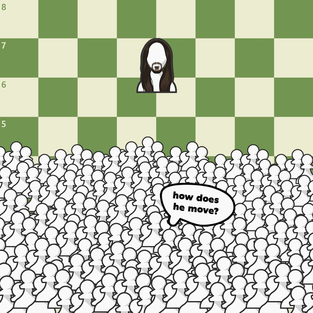 chesscom's tweet image. us at the @steveaoki bot release
