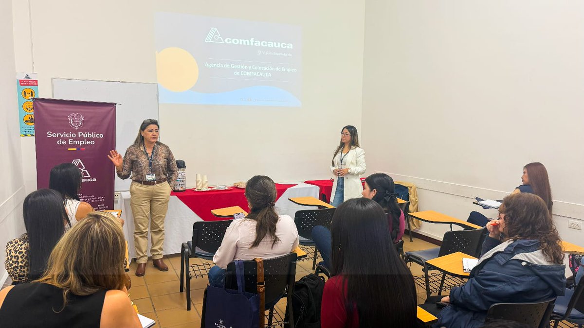 comfacauca's tweet photo. #Popayán En nuestro primer Encuentro Empresarial presentamos a los empresarios del Cauca los servicios subsidiados de la Agencia de Empleo Comfacauca: preselección, pruebas, exámenes y más para fortalecer su talento humano. 💼🔍 #Comfacauca
@ServiciodEmpleo https://t.co/rXskQxSfLu