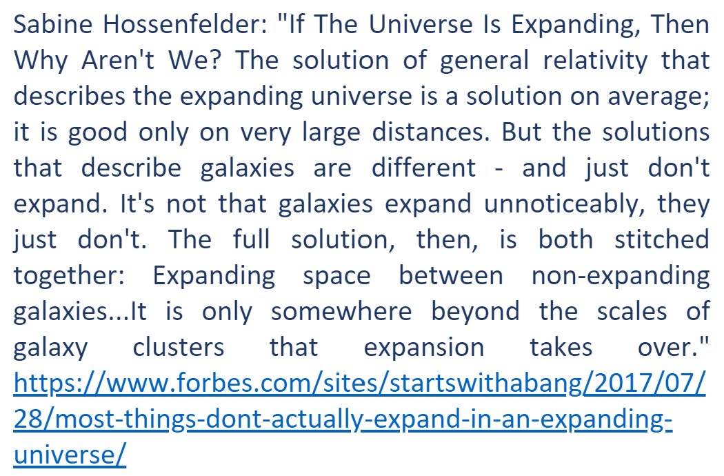 pentcho_valev's tweet photo. Is the wavelength of light stretched only outside galactic clusters, where expansion does occur, but not inside them, where there is no expansion, according to Einstein's ideology? Don't be silent on this, @grok - the standard interpretation of Hubble redshift becomes absurd. https://t.co/zBcCUhZWtv