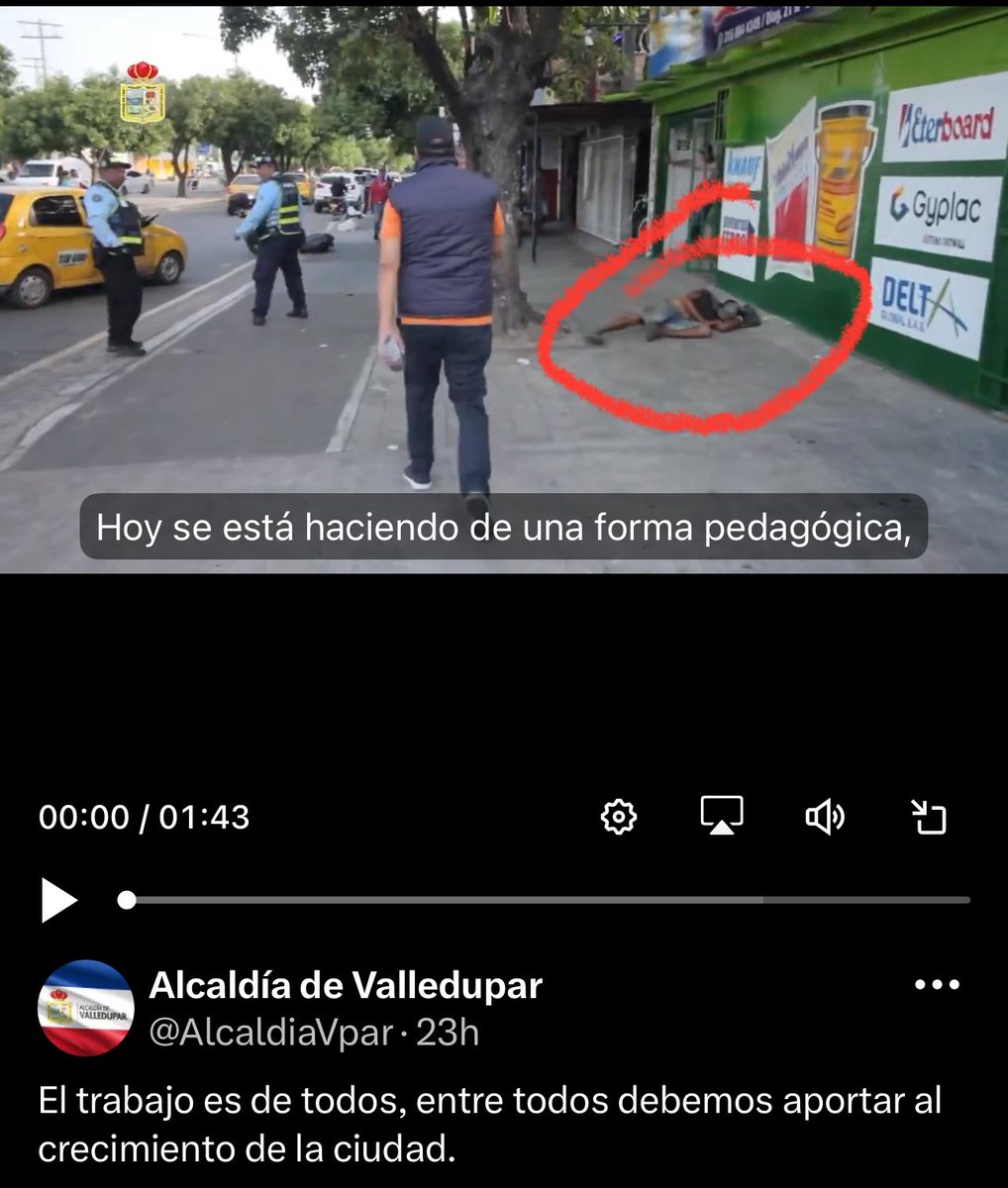 <a href="/ErnestoOrozcoD/">Ernesto Orozco Durán</a> Y mientras tanto ¿Cuál es la política pública que están implementando para las personas en situación de habitantes de calle?