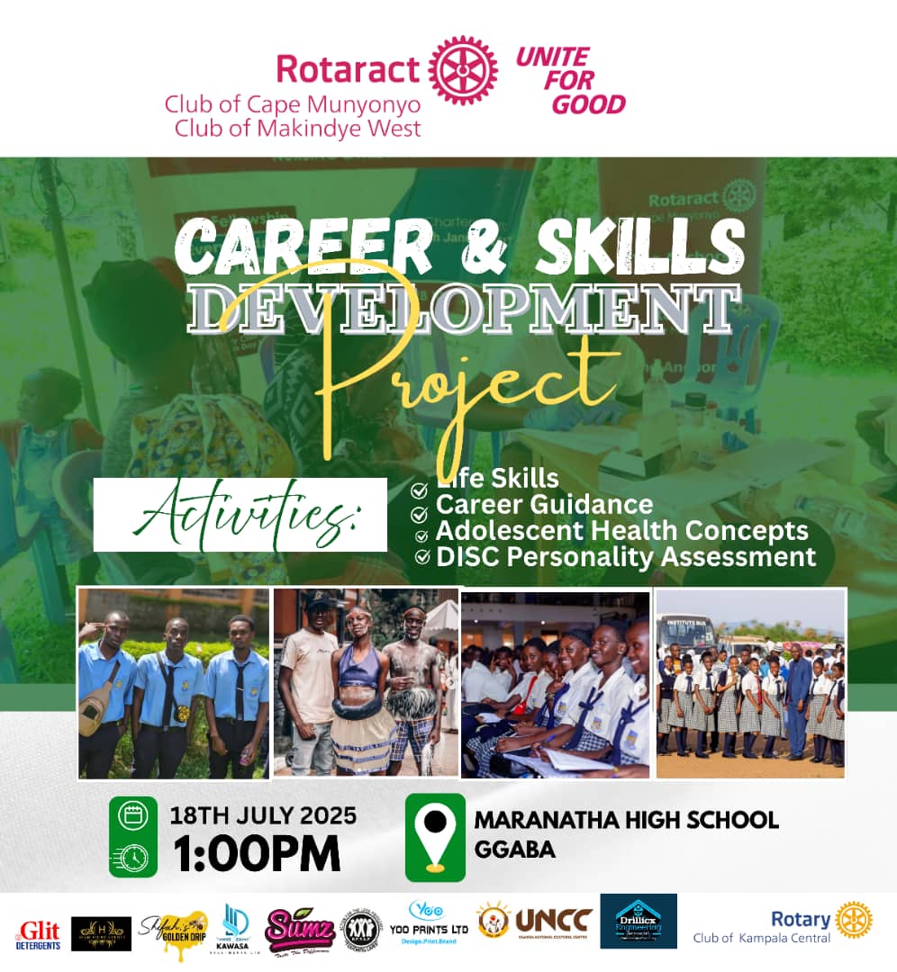 joze uganda (@jozeuganda) on Twitter photo This Friday <a href="/RCTmakindyeWest/">Rotaract Makindye West</a> in partnership with <a href="/TheAnchors1/">Rotaract Club of Cape Munyonyo</a> will be executing an important project towards basic education and literary in a career , mental and skills development at Maranatha high school. Please join us as we spread the gossip of Rotary to the younger stars This Friday <a href="/RCTmakindyeWest/">Rotaract Makindye West</a> in partnership with <a href="/TheAnchors1/">Rotaract Club of Cape Munyonyo</a> will be executing an important project towards basic education and literary in a career , mental and skills development at Maranatha high school. Please join us as we spread the gossip of Rotary to the younger stars