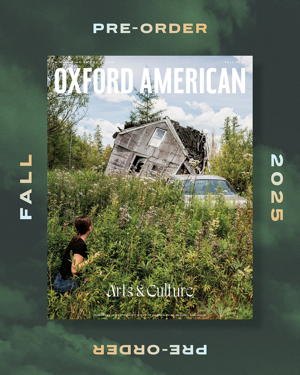 oxfordamerican's tweet image. Introducing the Arts & Culture Issue! The Fall 2025 Issue will think expansively about the arts and culture that define and disturb our ideas of the South and Southerness. Pre-order now for August delivery and find it on newsstands on September 2nd. oxfordamericangoods.org/products/issue…