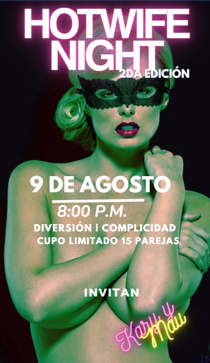 Kary Y Mau (@karyymau1) on Twitter photo Una noche muy rica nos espera 😈🕺🏻💃🏻🕺🏻🔥🥳🥳🥳
Esposos y Singles, vamos a consentir a las reinas! 😏🔥
Últimos 5 espacios y cerramos.
Una noche diferente, exclusiva y de complicidad total, ven y cumple todas las fantasías! 😏🥵💦
Patrocinador oficial <a href="/40GradosSexshop/">40GradosSexshop</a> Una noche muy rica nos espera 😈🕺🏻💃🏻🕺🏻🔥🥳🥳🥳
Esposos y Singles, vamos a consentir a las reinas! 😏🔥
Últimos 5 espacios y cerramos.
Una noche diferente, exclusiva y de complicidad total, ven y cumple todas las fantasías! 😏🥵💦
Patrocinador oficial <a href="/40GradosSexshop/">40GradosSexshop</a>