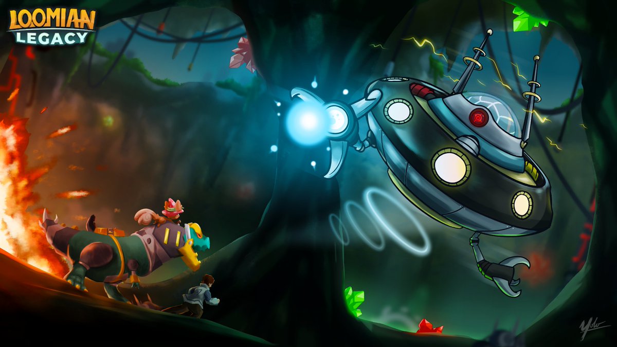 Llama_Train_S's tweet image. 🎉 Loomian Legacy’s Anniversary Event begins tomorrow! Face off against Gardrone in a series of Raids to win prizes, including the Top 3 winning Profile Backgrounds from the Art Contest.
💥 New battle mechanics enhance Gardrone, giving it a few new tricks! Are you prepared? 👀