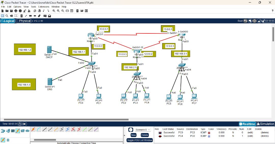 Bonafide____xyz's tweet image. Today I worked on DCHP Configuration #Networking #Configuration