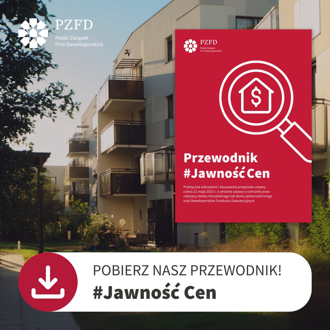 PZFD_'s tweet image. 📘 Poradnik PZFD „Jawność cen w praktyce” – jest już dostępny!
W oparciu o przeprowadzone szkolenia, wymianę doświadczeń z członkowskimi firmami oraz we współpracy z @CYFRA_GOV_PL  i @UOKiKgovPL , przygotowaliśmy praktyczny przewodnik dla deweloperów – oparty na realnych…