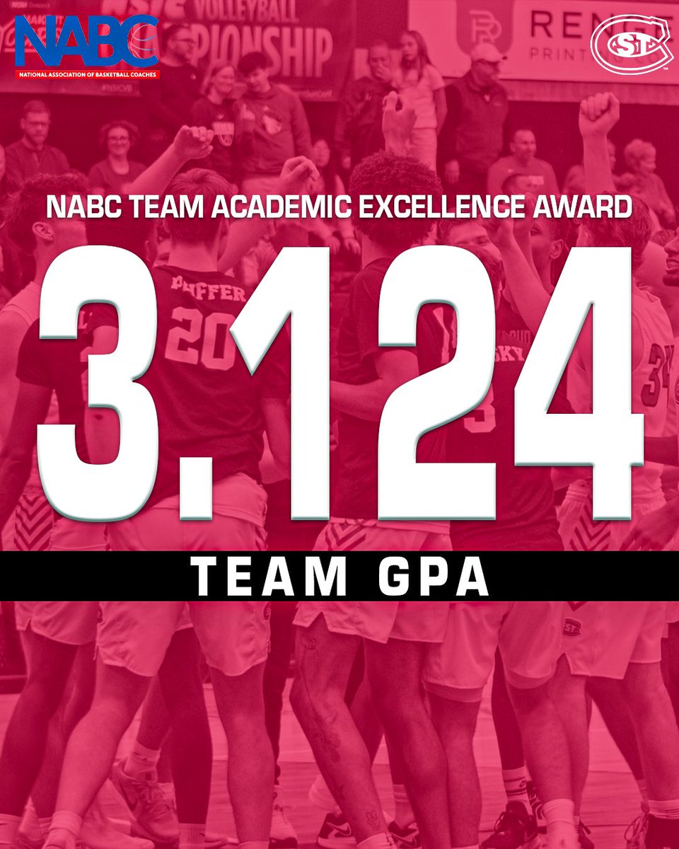 For the second consecutive season, we have received the NABC Team Academic Excellence Award‼️
#gohuskies