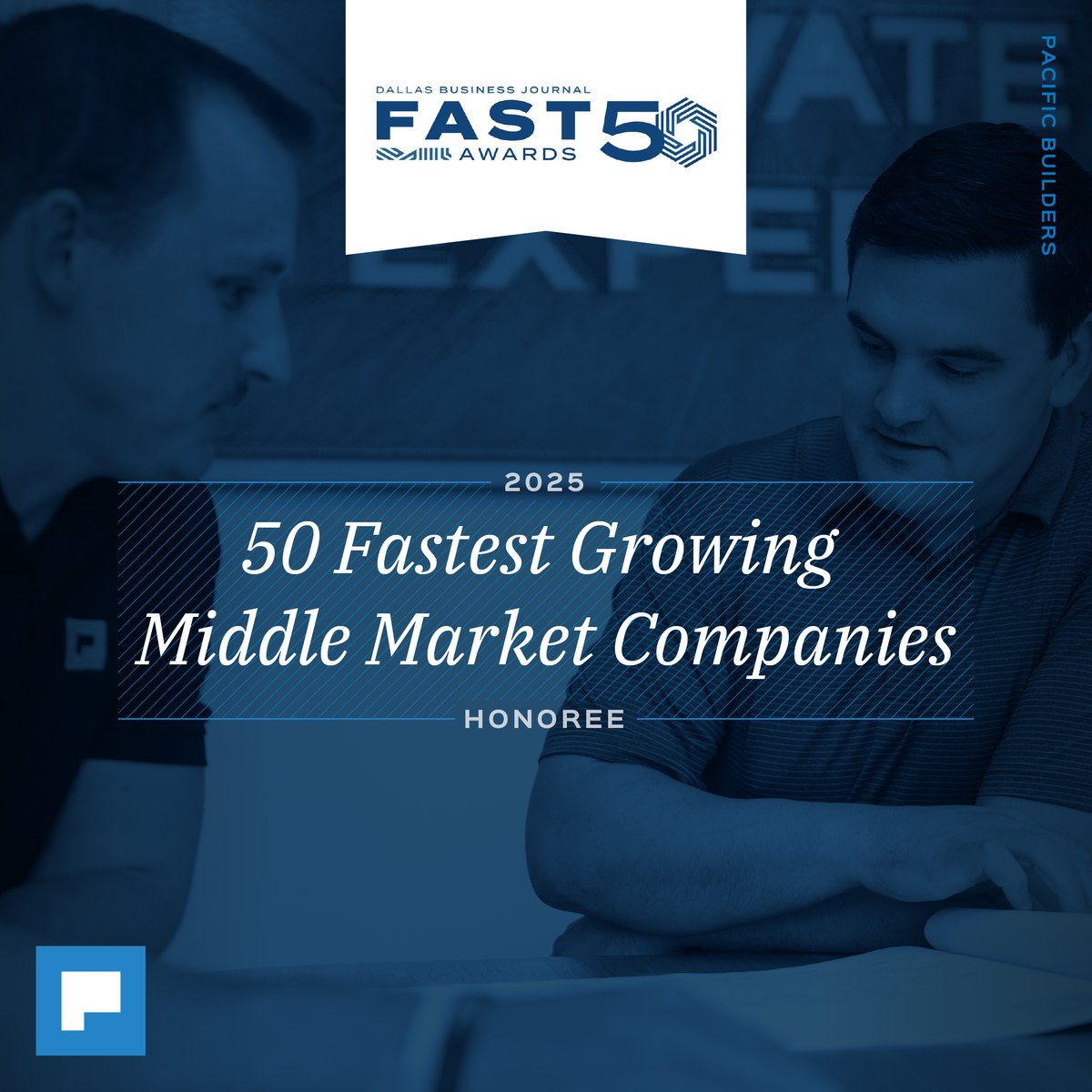 We’re thrilled to announce that we’ve been named to <a href="/DallasBizNews/">Dallas Business Journal</a>' Fast 50 list for the second year in a row! It’s an honor being recognized as one of the fastest growing middle market companies in North Texas, and we have our wonderful clients, partners and employees to thank.