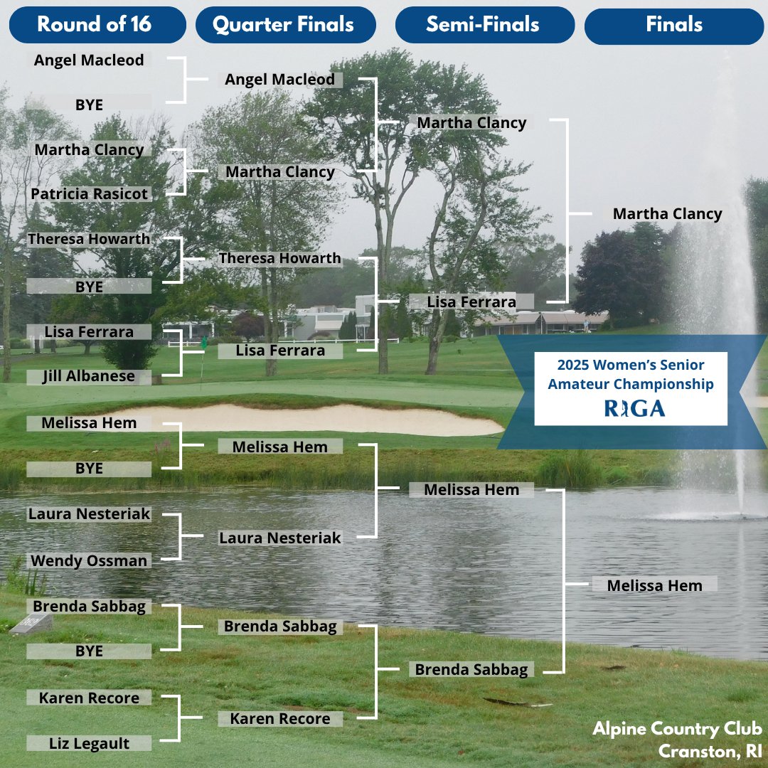 RIGAlinks's tweet image. The Final match of the 2025 Women's Senior Amateur Championship is now set!