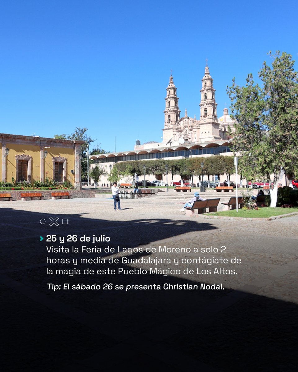 🚴‍♀️🚴 El Gran Giro Guadalajara 2025 está a la vuelta de la esquina y estás muy a tiempo de organizar una escapada a Jalisco para vivir este y otros eventos imperdibles de julio.

Recuerda que cada viaje a Guadalajara es una oportunidad para disfrutar grandes espectáculos, tener