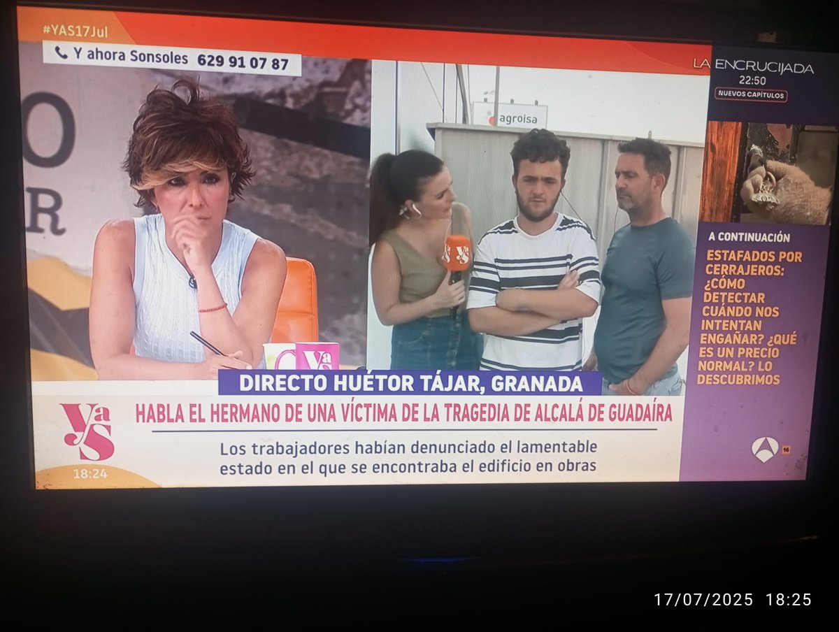 Nuestra <a href="/Eva_Ramos_/">Eva Ramos</a> nos cuenta la última hora de lo sucedido en Alcalá De Guadaira <a href="/YAhoraSonsoles/">Y Ahora Sonsoles</a> <a href="/antena3com/">Antena 3</a>