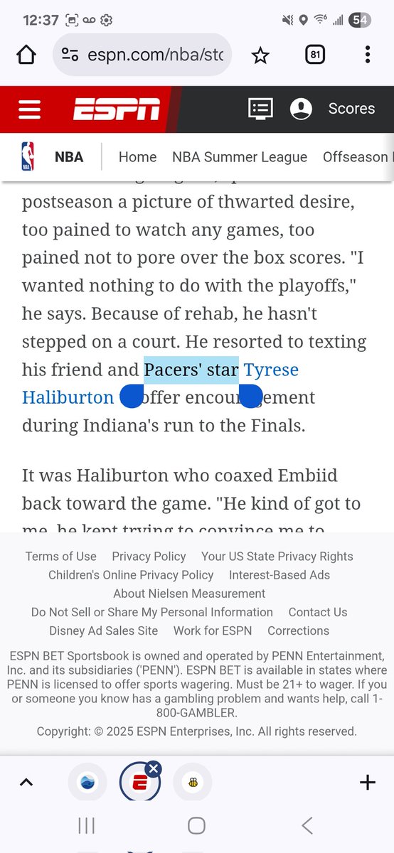 <a href="/YNGNKL/">Dotun Akintoye</a> One of the great pieces of journalism of the year, honestly one of the most important pieces ever written about the current era of basketball, but Pacers’ star Tyrese Haliburton is a grammatical error for Pacers star Tyrese Haliburton.