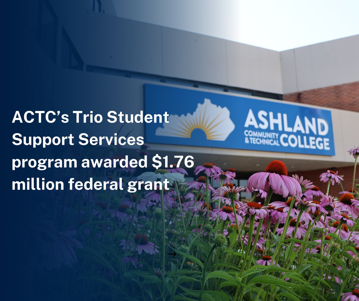 ACTC is proud to announce that its TRIO Student Support Services program has been awarded continued federal funding from the US Department of Education. 

Learn more here: ashland.kctcs.edu/news/2025/2025…