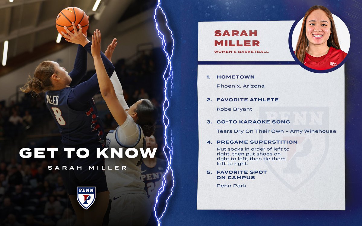 PennWBB's tweet image. 𝗚𝗘𝗧 𝗧𝗢 𝗞𝗡𝗢𝗪... @smn2024!

We recommend reading this post left to right. ⬅️➡️ 🤣

#FightOnPenn