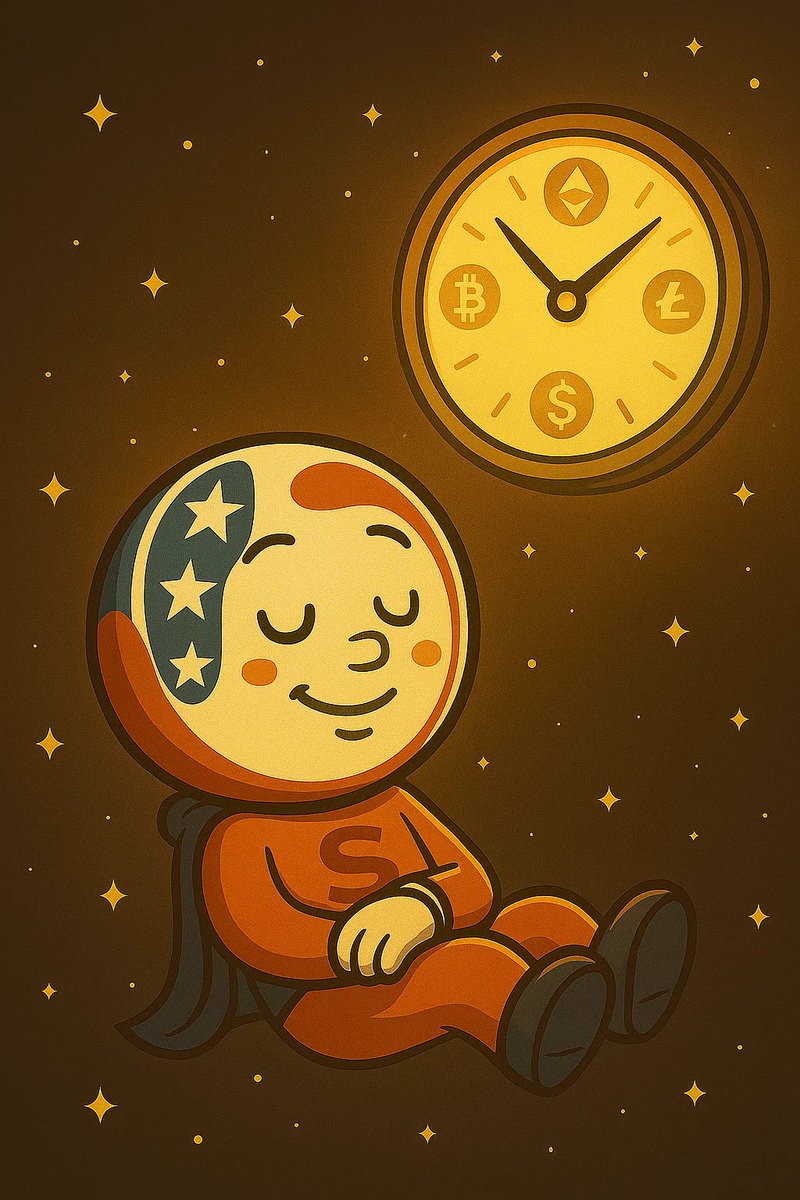 GM &amp; happy Thursday 🧃

Crypto time is weird.
It’s been 4 days since Monday… or 12 months if you’ve been staring at the charts.
Either way—you’re still here, and that counts.
Let’s wrap this week strong.