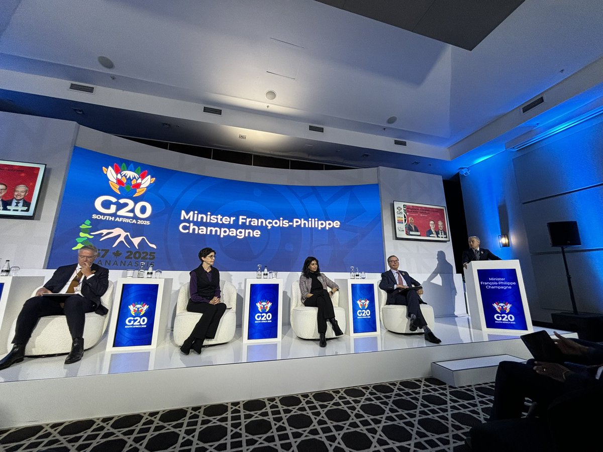 FP_Champagne's tweet image. Le Canada est à l'avant-garde de l'avenir de l'IA. Prononcé le discours d'ouverture du #G20 sur l'adoption de l'IA pour la croissance économique et la création d'emplois. Nos politiques visent à libérer tout le potentiel de l'IA et à bâtir une economic plus forte et équitable.