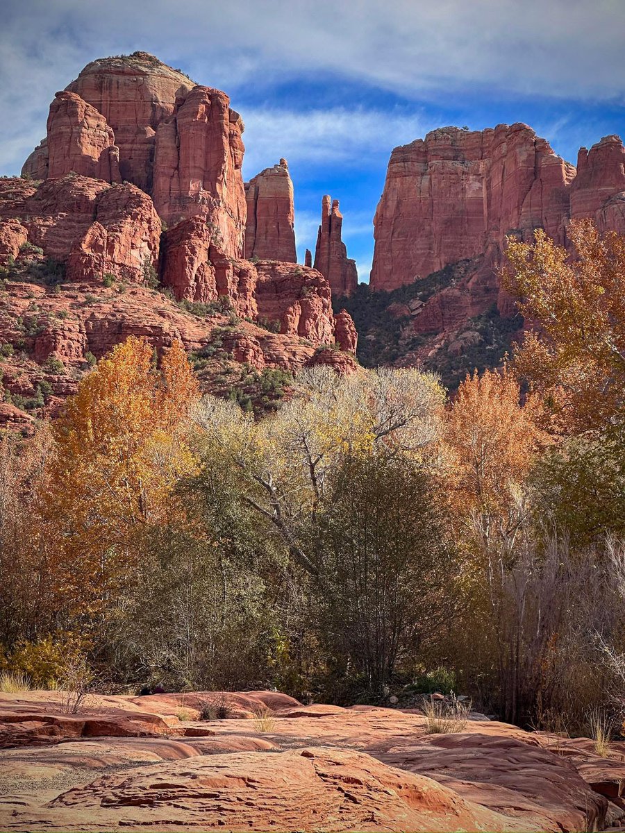 SabbyBentley's tweet image. Beautiful view at Cathedral Rock, Sedona, Arizona 🏜️⛰️
#TBT