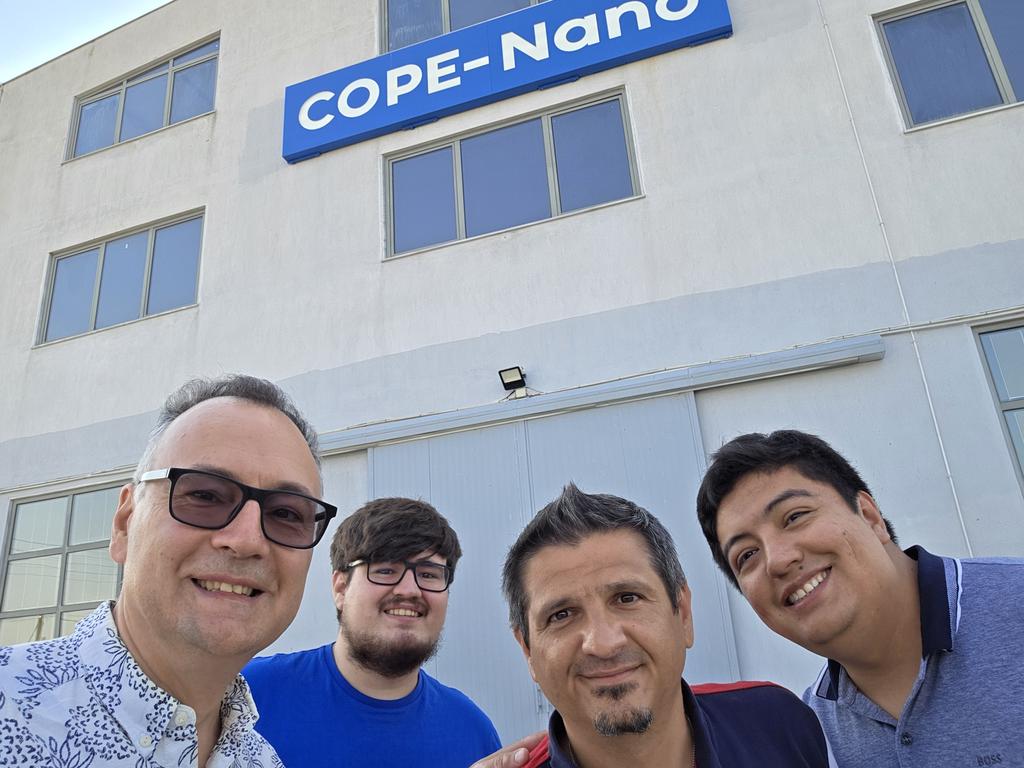George Malliaras (@georgemalliaras) on Twitter photo Great to be visiting #CopeNano again, this time with <a href="/LukeGatecliff/">Luke Gatecliff</a> <a href="/alban_research/">Marco Alban-Paccha</a> <a href="/BioelectronicsL/">BioelectronicsLab</a> <a href="/Cambridge_Eng/">Engineering Dept</a> Working on the scaling up of wearable sensors. Will share more soon. Great to be visiting #CopeNano again, this time with <a href="/LukeGatecliff/">Luke Gatecliff</a> <a href="/alban_research/">Marco Alban-Paccha</a> <a href="/BioelectronicsL/">BioelectronicsLab</a> <a href="/Cambridge_Eng/">Engineering Dept</a> Working on the scaling up of wearable sensors. Will share more soon.