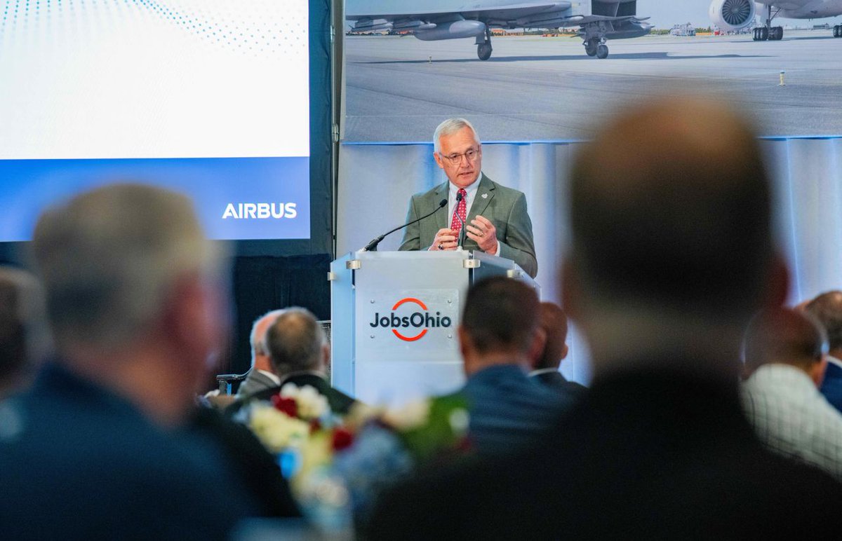 nauseef's tweet image. As the number one supplier state to @Airbus, Ohio’s relationship with this global aerospace leader is critical in our ability to drive industry growth and success.
Ohio’s strength lies where aerospace and national defense intersect, and @Airbus and its extensive supplier…