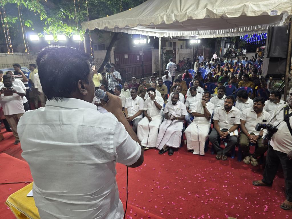 சென்னை மேற்கு மாவட்டம், ஆயிரம்விளக்கு தொகுதி, கிழக்கு பகுதி 118வது வார்டு, போயஸ் ரோடில், நாடாளுமன்ற மாநிலங்களவை உறுப்பினர் அண்ணன் அந்தியூர் ப. செல்வராஜ் அவர்கள் தொகுதி மேம்பாட்டு நிதியின் கீழ், அண்ணா அறிவாலயம் பொன்.தனபால் அவர்களின்  முயற்சியில் அமைக்கப்பட்டுள்ள "உயர் கோபுர