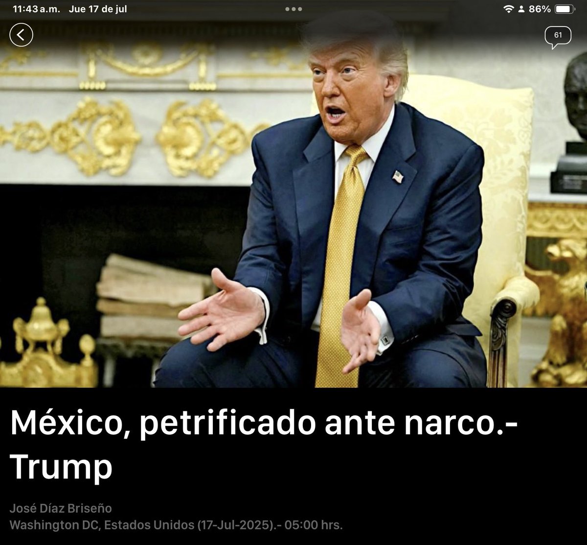 pxdiaz's tweet image. - México, petrificado ante narco.- Trump
- Claro que no tenemos miedo, si son nuestros socios, responde Sheinbaum a Trump.