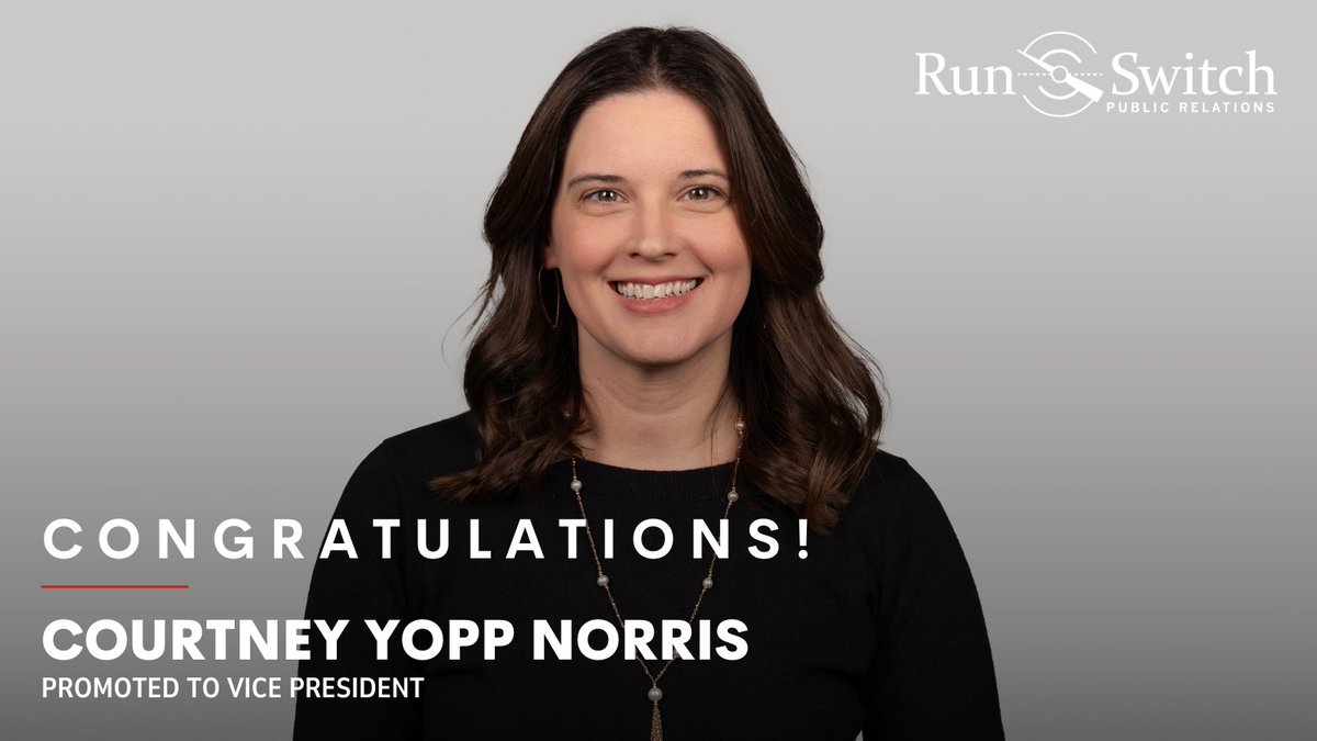 RunSwitchPR's tweet image. RunSwitch PR turns 13 today, and we’re celebrating our growth by expanding our leadership team!

Join us in celebrating Woody Maglinger and Courtney Norris who have been promoted to VICE-PRESIDENT!

Read more here: runswitchpr.com/2025/07/runswi…