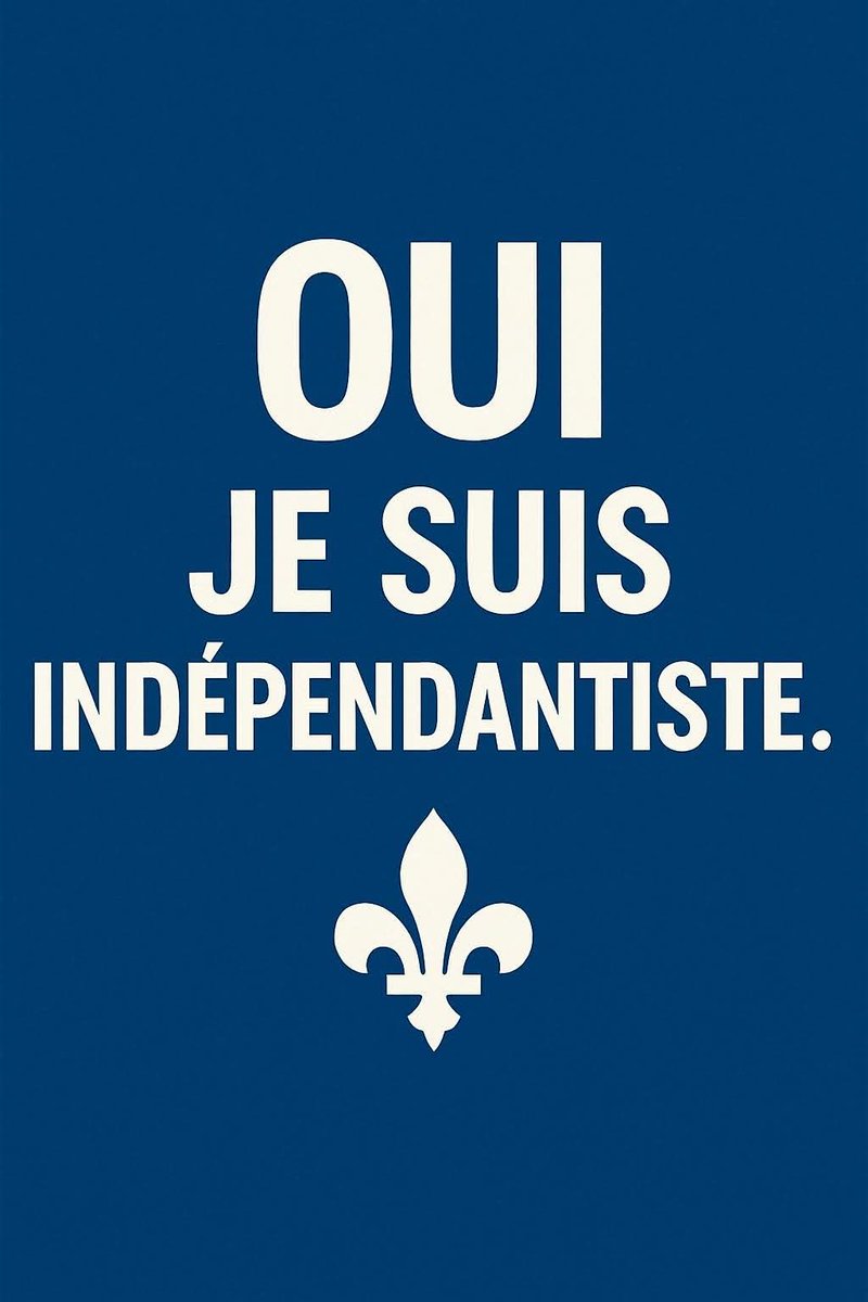 OUI, je suis indépendantiste

#polqc