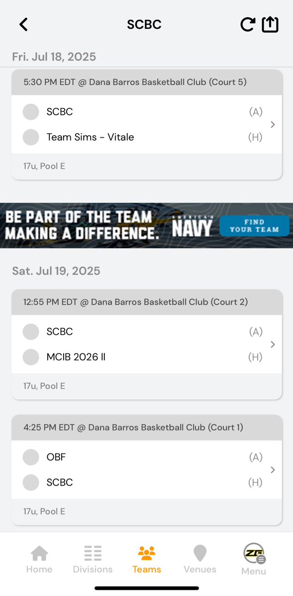 MalcolmHunter_'s tweet image. 6’1 ‘26 Malcolm Hunter ➡️
Schedule for this Live Period at @ZeroGravityBB‼️Kicking it off tomorrow at 5:30 🎥@JCurnowZG