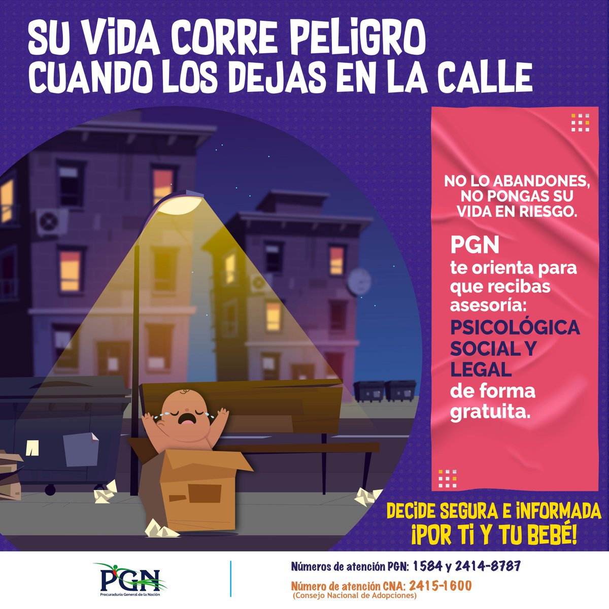 PGNguatemala's tweet photo. La maternidad es un reto, pero no tienes que enfrentarlo sola. Busca ayuda y toma decisiones informadas. #PorTiyTuBebé #DecideSegura #DecideInformada #NoloAbandones https://t.co/jwLBheOKPK