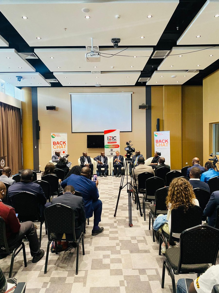 ZambiaIsBack's tweet image. 🎬 That’s a wrap for BackChat Live at the inaugural Invest Zambia International Conference. 🎥
Thank you to our wonderful guests for their valuable insights and conversations. And thank you to our audience for their engaging questions. Until next time!
@Johnnyvelloza @Chipokota…