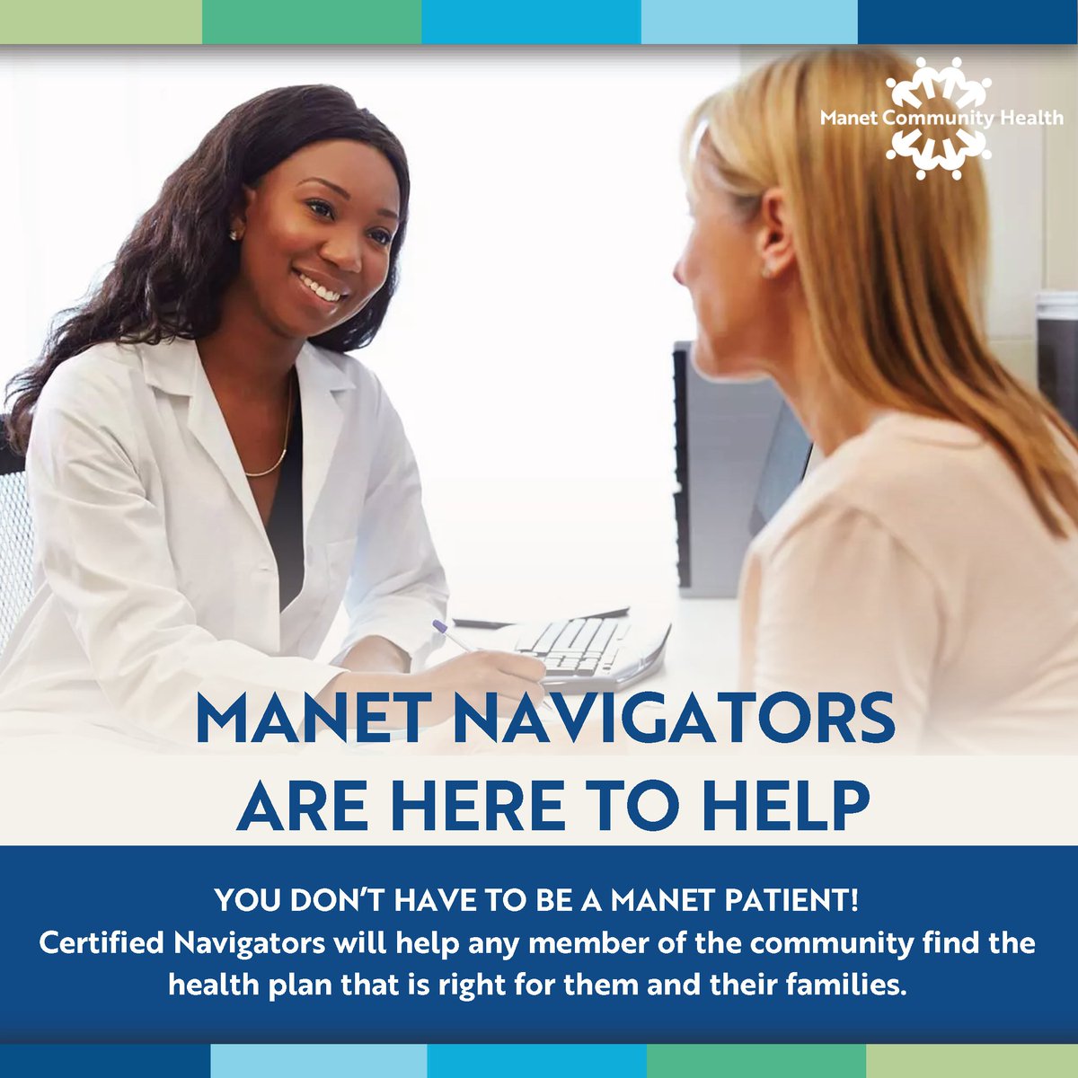 Our Insurance Navigators are here to help! Manet offers free health insurance Navigation services to anyone in the community. If you have questions or concerns regarding health insurance call your local Manet site or visit manetchc.org/health-insuran…
#HealthInsurance