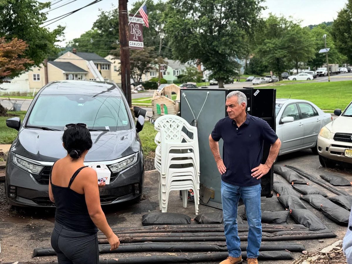 Jack4NJ's tweet image. In North Plainfield, Somerset County, this morning visiting with residents impacted by recent flooding and supporting flood recovery efforts.
Thank you to Mayor Lawrence La Ronde, along with the community leaders and first responders who took time with us today.