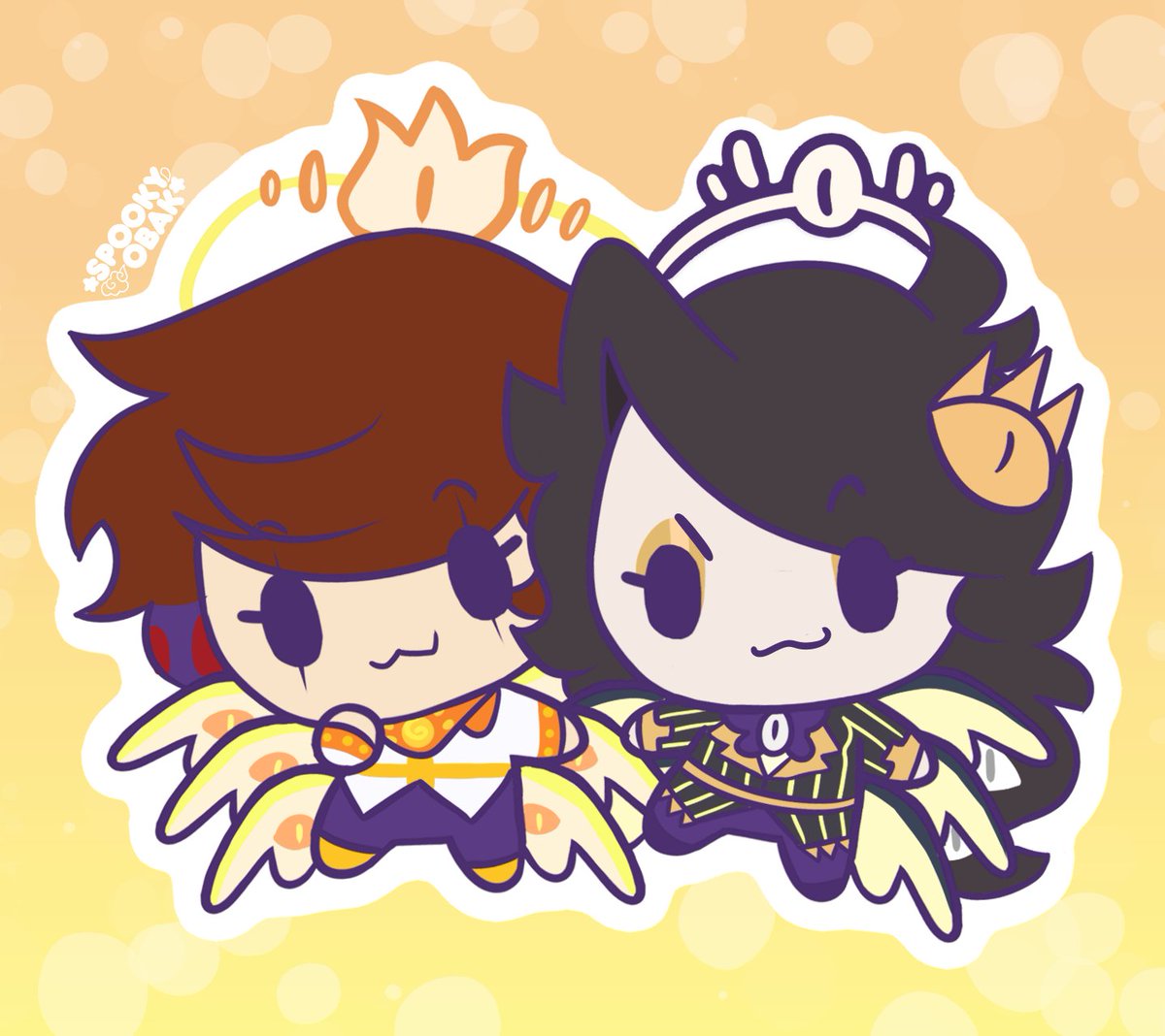SpookyObak's tweet image. Cheebs for @SIN_INCARNATED!!
#HazbinHotel #HazbinHotelOC