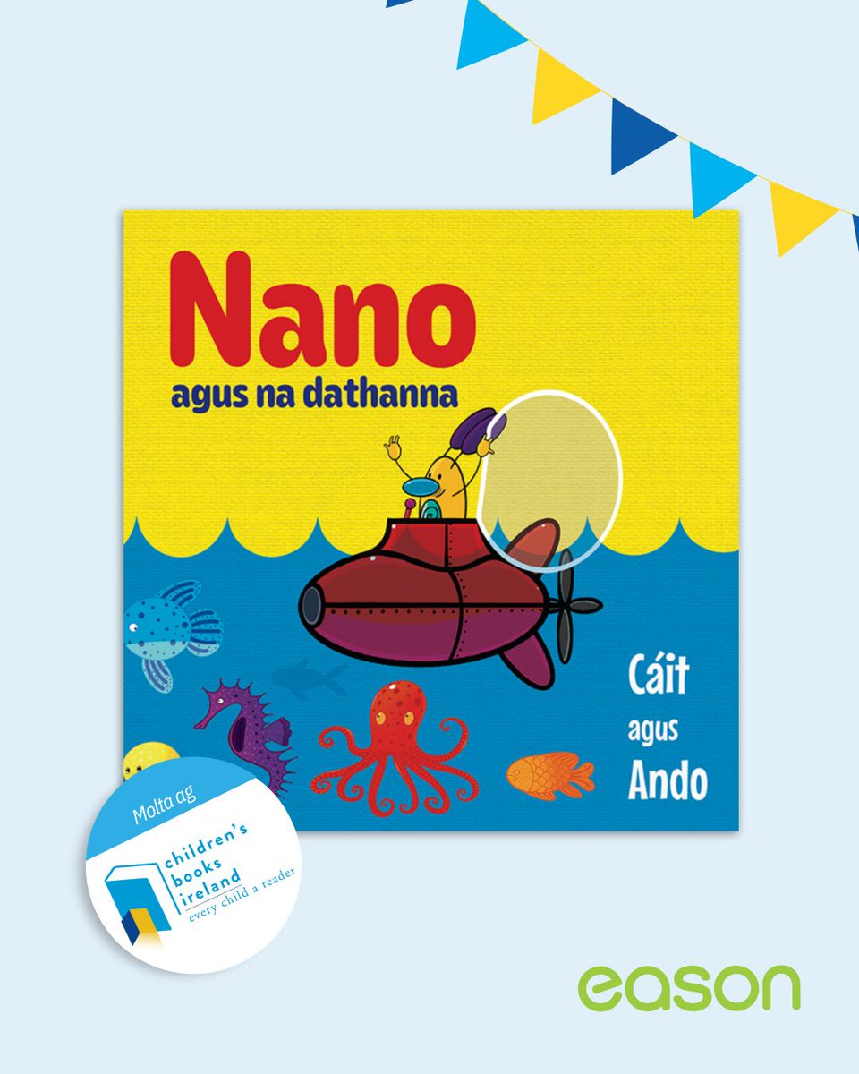 An_tSnathaid's tweet image. @eason_ireland x CBI Áthas orainn Nano ar liosta molta ag @KidsBooksIrel le Eason. Feachtas iontach! Proud- "Our Wee Nano"-this quarter’s Recommended Reads in Eason x Children’s Books Ireland initiative. #recommendedirishreads #nanodathanna #gaeilge #easonxcbi #Eason