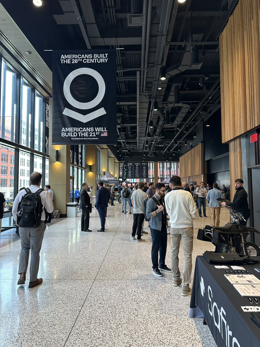 Phil Brady (@phil_brady_) on Twitter photo Exciting times at the Reindustrialize 2.0. Hard tech built in America is back in style 🇺🇸
Proud to back founders building the future of American strength, some of which are here:
⚡️ <a href="/isaiah_p_taylor/">Isaiah Taylor - making nuclear reactors</a> - Valar Atomics
🔫 <a href="/LaFrogman/">Michael LaFramboise 🇺🇸</a> - Aurelius Systems
✈️ <a href="/DavidZagaynov/">David Zagaynov</a> - Poseidon Exciting times at the Reindustrialize 2.0. Hard tech built in America is back in style 🇺🇸
Proud to back founders building the future of American strength, some of which are here:
⚡️ <a href="/isaiah_p_taylor/">Isaiah Taylor - making nuclear reactors</a> - Valar Atomics
🔫 <a href="/LaFrogman/">Michael LaFramboise 🇺🇸</a> - Aurelius Systems
✈️ <a href="/DavidZagaynov/">David Zagaynov</a> - Poseidon