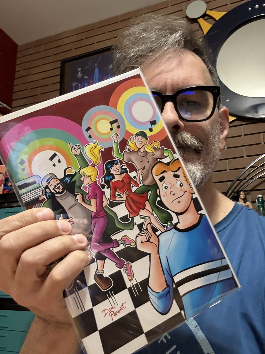 parentdaniel's tweet image. ARCHIE MEETS JAY & SILENT BOB, Mellow Fellow Exclusive Variant , available FRIDAY , JULY 18 at 7PM EST on the Mellow_Fellow on WHATNOT livestream!
Signed and remarqued copies will be available! Limited supplies, first come first serve!
@ArchieComics