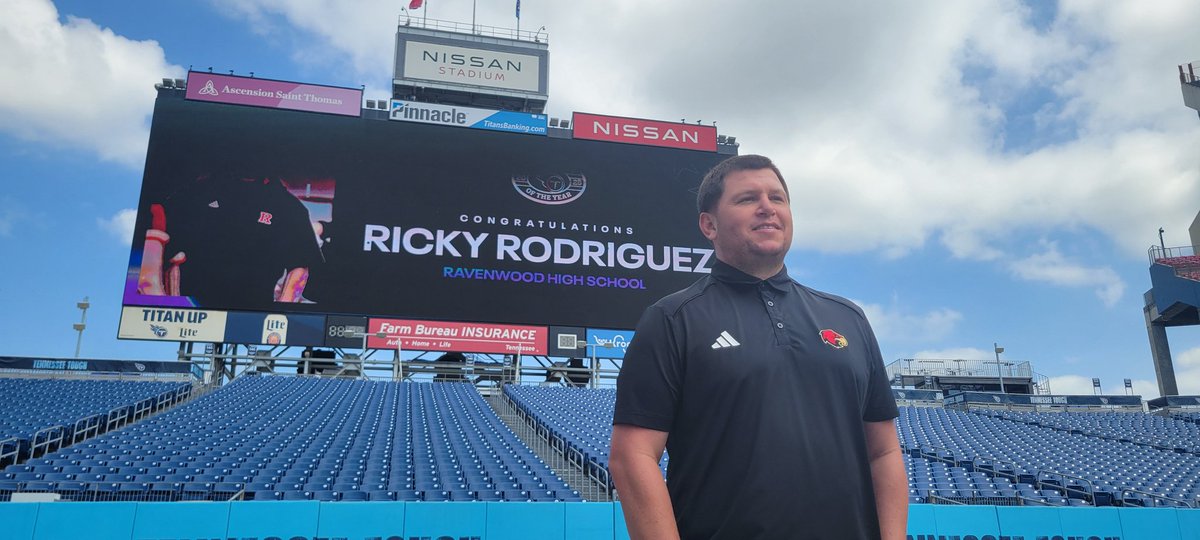 George Robinson (@cville_sports) on Twitter photo Ravenwood football coach Ricky Rodriguez has been named the Titans flag football coach of the year for 2025. <a href="/wcsRHSfootball/">Ravenwood Football 🦅</a> <a href="/Titans/">Tennessee Titans</a> Ravenwood football coach Ricky Rodriguez has been named the Titans flag football coach of the year for 2025. <a href="/wcsRHSfootball/">Ravenwood Football 🦅</a> <a href="/Titans/">Tennessee Titans</a>
