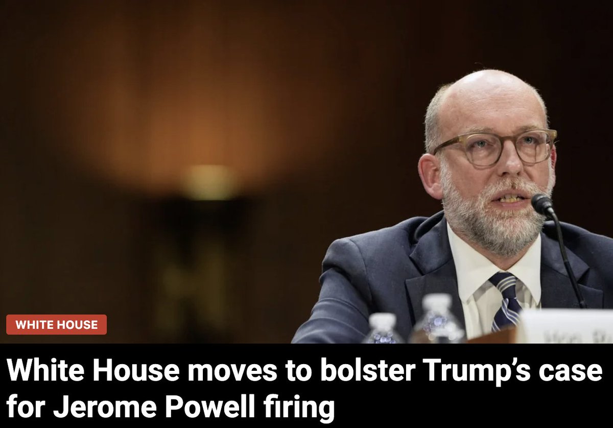 SecretsBedard's tweet image. It's getting a little deeper for Fed's Powell
OMB chief @russvought wants to see what the hell a $2.5 billion 'renovation' looks like
Says, 'We want to go over there. We want to see what's going on,' reports our @TocRadio
washingtonexaminer.com/news/white-hou… via @dcexaminer