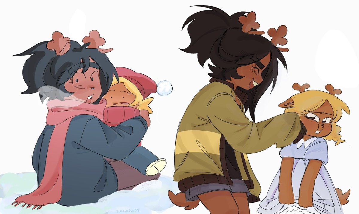 curryroux08's tweet image. Noelle using every chance she gets to slip in memories of Dess into conversation will forever be special to me i love them so much :(
#DELTARUNE