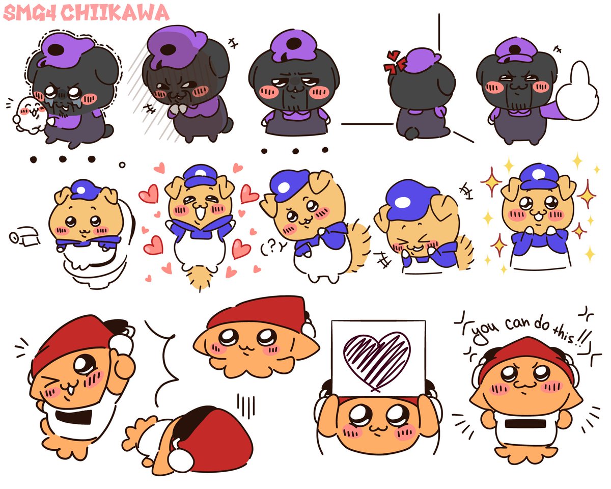 LolWhatAYDH's tweet image. Some,,,,,,, stickers i drew,,,,,, for telegram,,,,,,,,,,,,,,,,,,,,
And im always forgetting about them,,,,,,,
#smg4