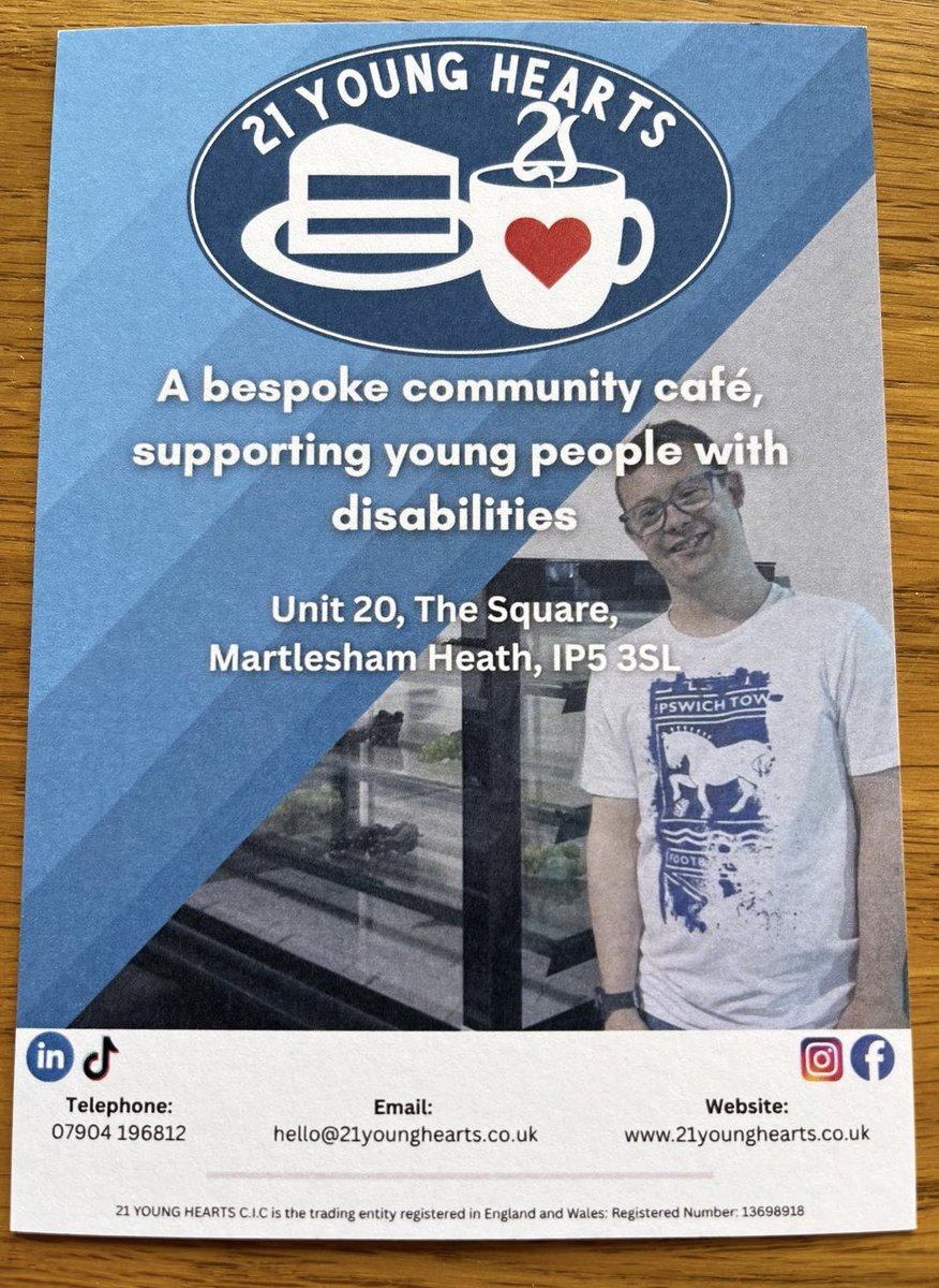 Hospital Radio Ipswich (@hosradioipswich) on Twitter photo At 10.20pm, Thursday, on Patrickâs âNight Moodsâ, you can hear an interview with Sharon Hobbs, the driving force behind <a href="/21_younghearts/">21 Young Hearts Cafe</a> a bespoke community cafe in Martlesham which supports young people with disabilities. At 10.20pm, Thursday, on Patrickâs âNight Moodsâ, you can hear an interview with Sharon Hobbs, the driving force behind <a href="/21_younghearts/">21 Young Hearts Cafe</a> a bespoke community cafe in Martlesham which supports young people with disabilities.