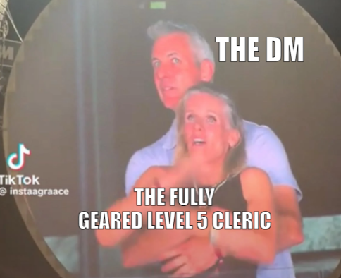 When you discover why your friend is receiving all of the gear in the campaign.