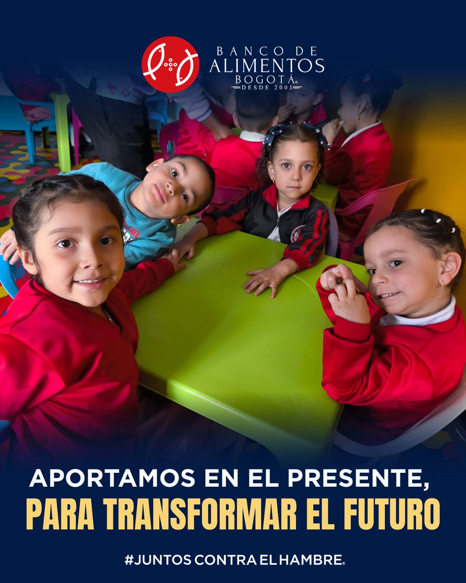 Cada vez que donas, haces posible que niños como ella tengan acceso a una alimentación🍽️ digna y nutritiva. 🍎

👉 DONA HOY en bancodealimentos.org.co
#JuntosContraElHambre #AlimentarEsAmar
