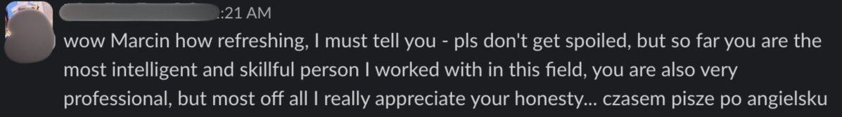 mar_szychowski's tweet image. Everything it’s not always about ROAS.
Sometimes it’s about being the kind of partner founders want to work with.
Clear, honest, and professional.
Appreciate words like this from a client who’s seen both the strategy and the standard behind the scenes.