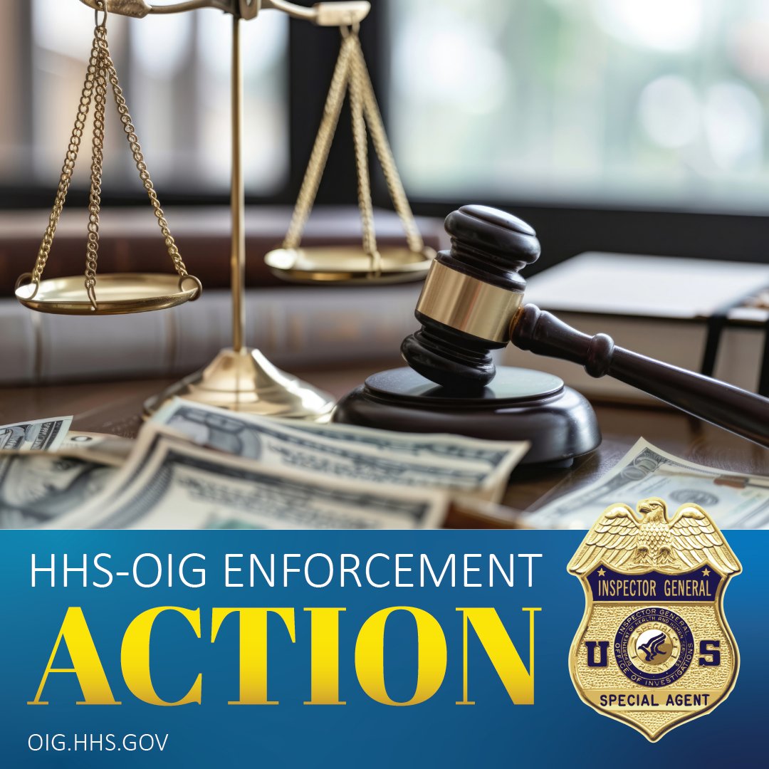 A California man pleaded guilty to defrauding #Medicare of nearly $16 million by operating sham hospice companies and laundering the proceeds, including billing for hospice services that were not medically necessary and never provided. Read more: direc.to/fn3v