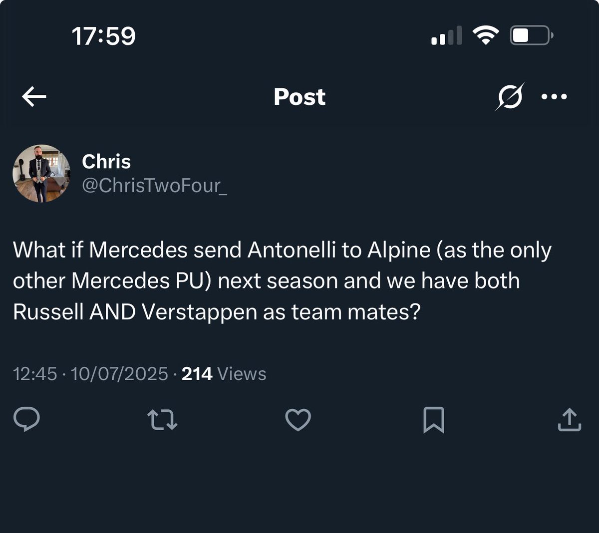 Chris tweet media