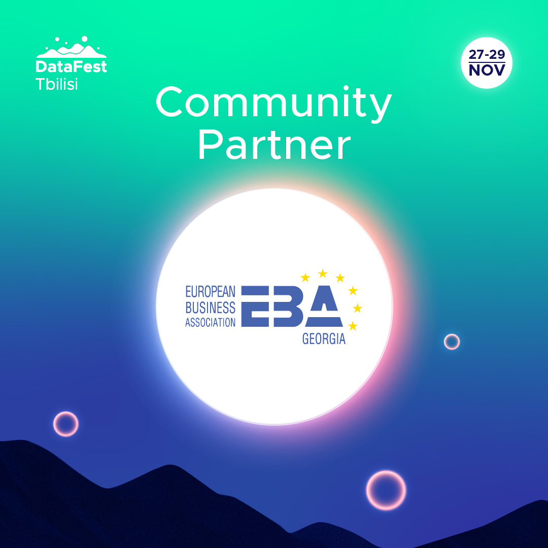 DataFest Tbilisi (@datafesttbilisi) on Twitter photo We are welcoming <a href="/EBAGeorgiaoffi1/">EBAGeorgiaofficial</a> as a Community Partner for DataFest Tbilisi 2025 - for the very first time!
The European Business Association supports business growth, representing European companies in Georgia, Georgian SMEs, and startups in various sectors. We are welcoming <a href="/EBAGeorgiaoffi1/">EBAGeorgiaofficial</a> as a Community Partner for DataFest Tbilisi 2025 - for the very first time!
The European Business Association supports business growth, representing European companies in Georgia, Georgian SMEs, and startups in various sectors.