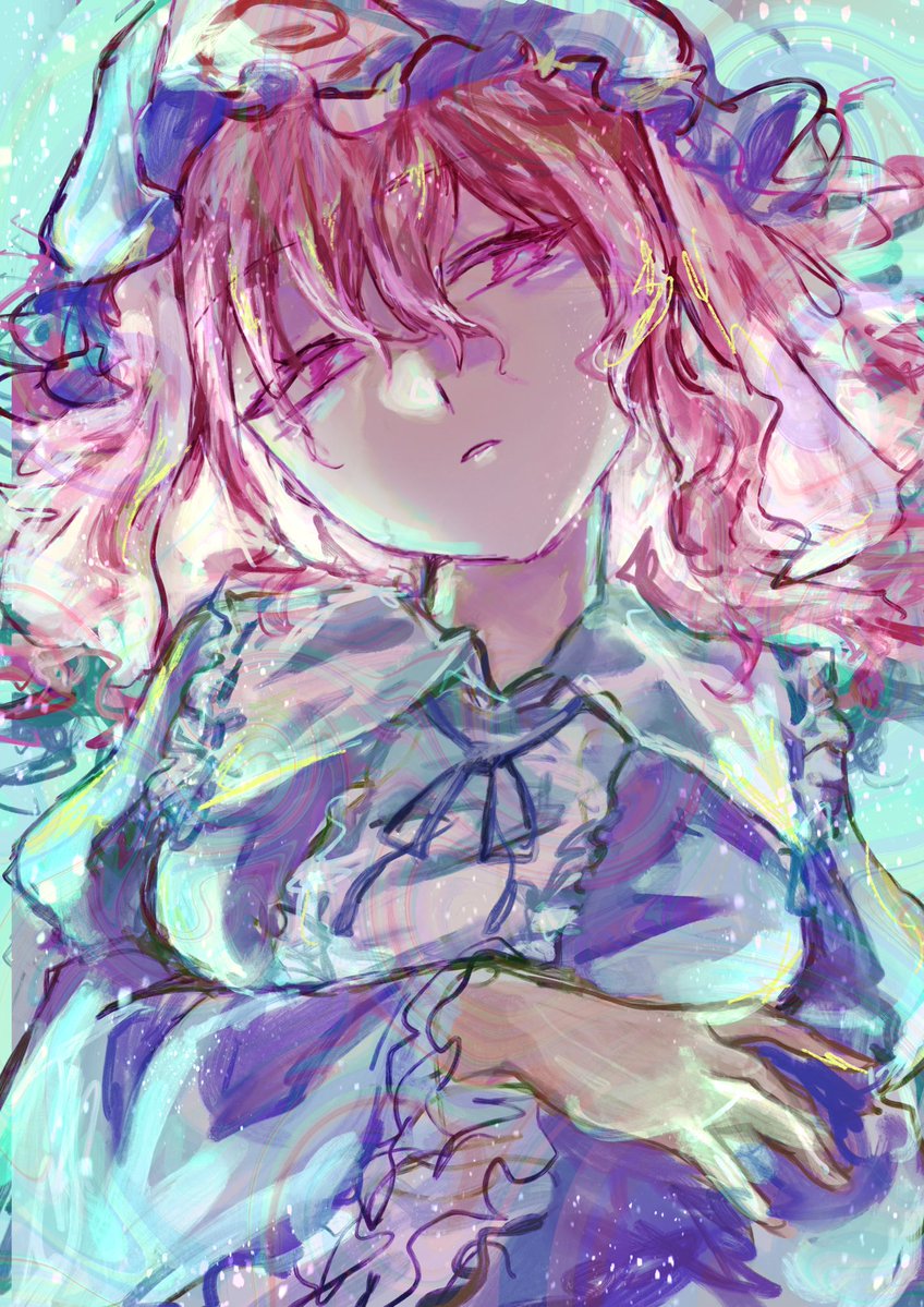 jikokenjiyoku_1's tweet image. #東方Project 
#西行寺幽々子