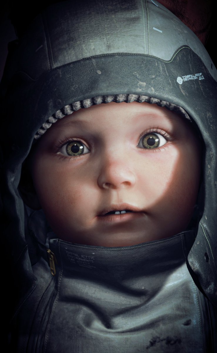 Death Stranding 2: Lou 📷 

Those two little teeth 🥹

#DeathStranding2 #VirtualPhotography