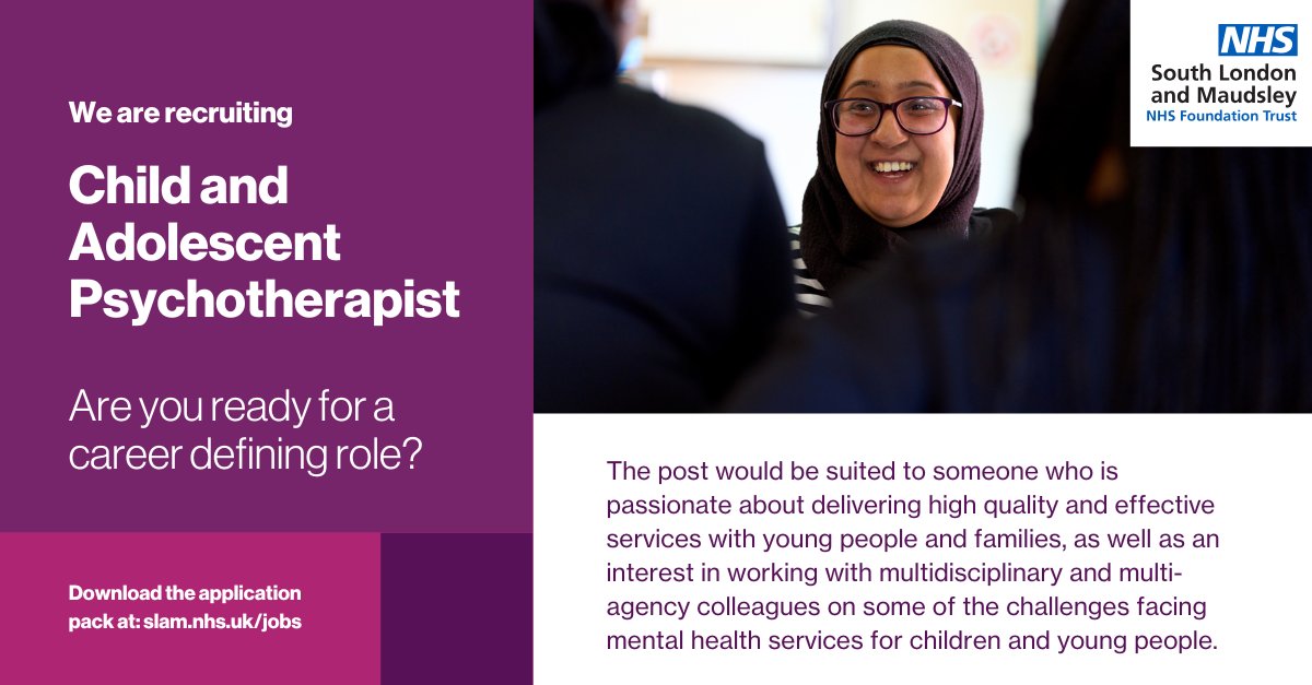 MaudsleyNHS's tweet image. 💜 If you're passionate about person-centred care, explore these rewarding roles and help make a lasting difference in the lives of our service users.
Find out more:
ow.ly/2jF450WpRPM
slam.nhs.uk/job-vacancies#…
ow.ly/cSYs50WpRPX